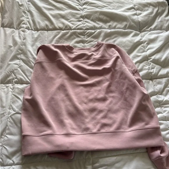 lululemon Perfectly Oversized Cropped Crew Softstreme - Picture 3 of 3